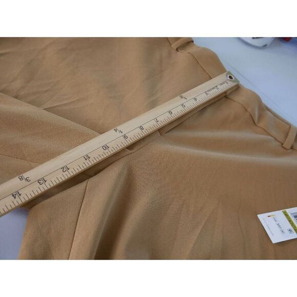 Calvin Klein Women's Straight-Leg Ankle Pants Color Luggage 14P - Picture 7 of 8